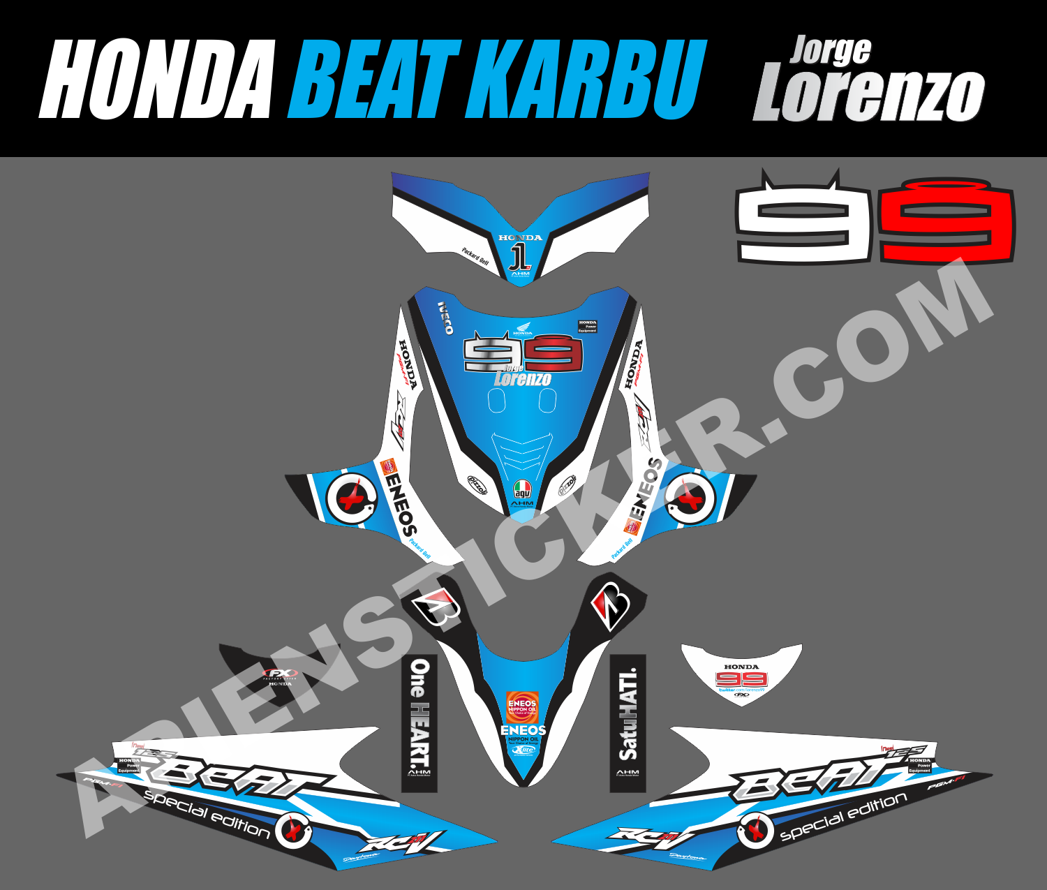  Striping  Variasi  Honda Beat  2019 motorwallpapers org